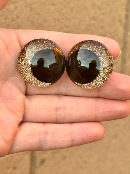 Beach Sand Handpainted Offset Kawaii Eyes (1 set)