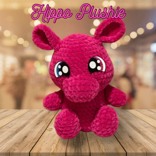 Hippo Plushie Toy