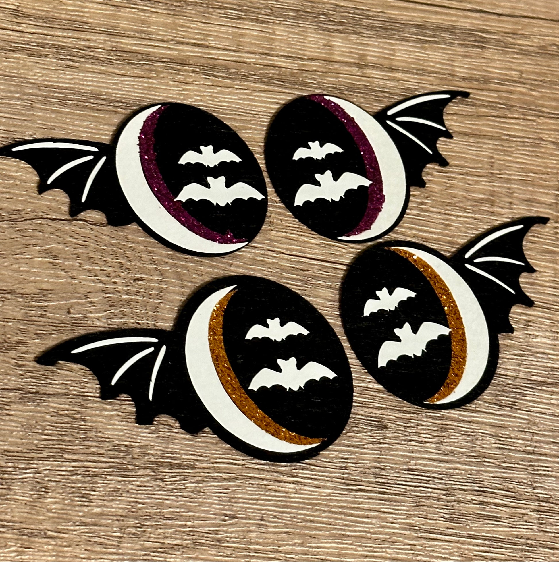 Bat Felt Eyes 4 sets - Arizonado Designs