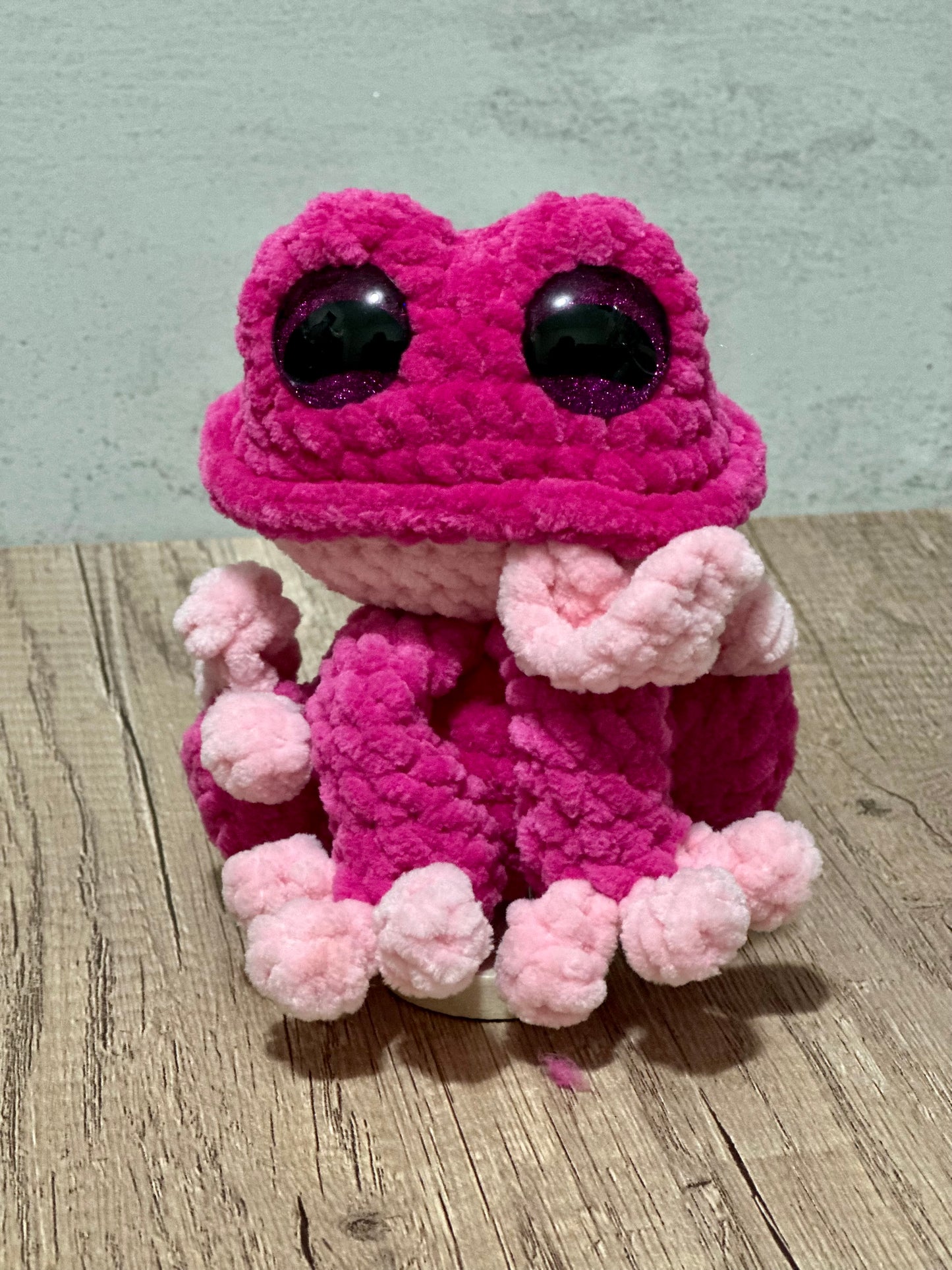 Finn the Frog Crochet Plushie