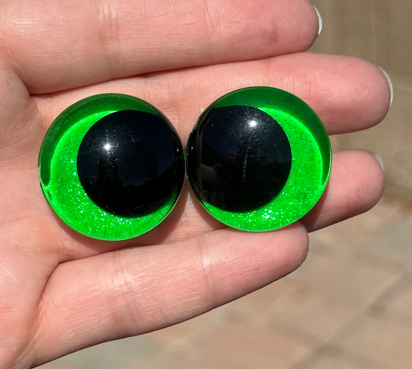 Boogieman Offset Kawaii Handpainted Safety Eyes 1 set