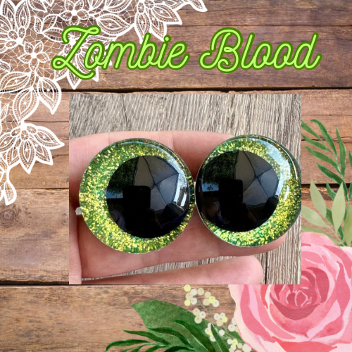 Zombie Blood Offset Kawaii Handpainted Safety Eyes