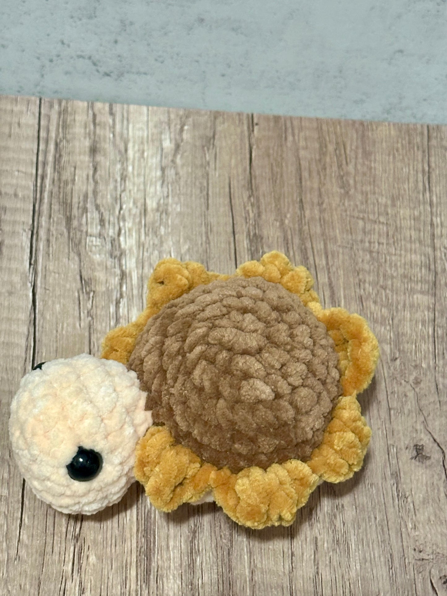 Mini Sunflower Turtle Plushie