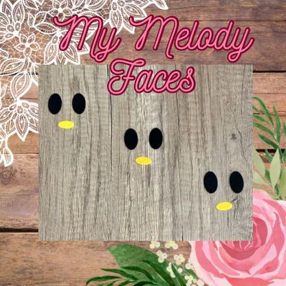 My Melody Felt Faces For Amigurumi 4 sets