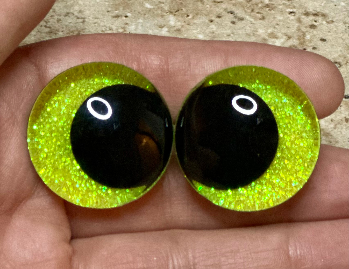 Hello Sunshine Handpainted Offset Kawaii Safety Eyes (1 set)