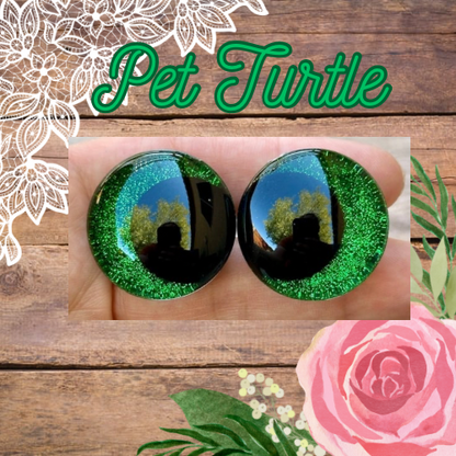 Pet Turtle Offset Kawaii Handpainted Safety Eyes