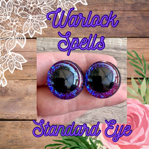 Warlock Spells Standard Handpainted Safety Eyes