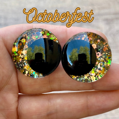 Octoberfest Offset Kawaii Handpainted Safety Eyes (1 set)