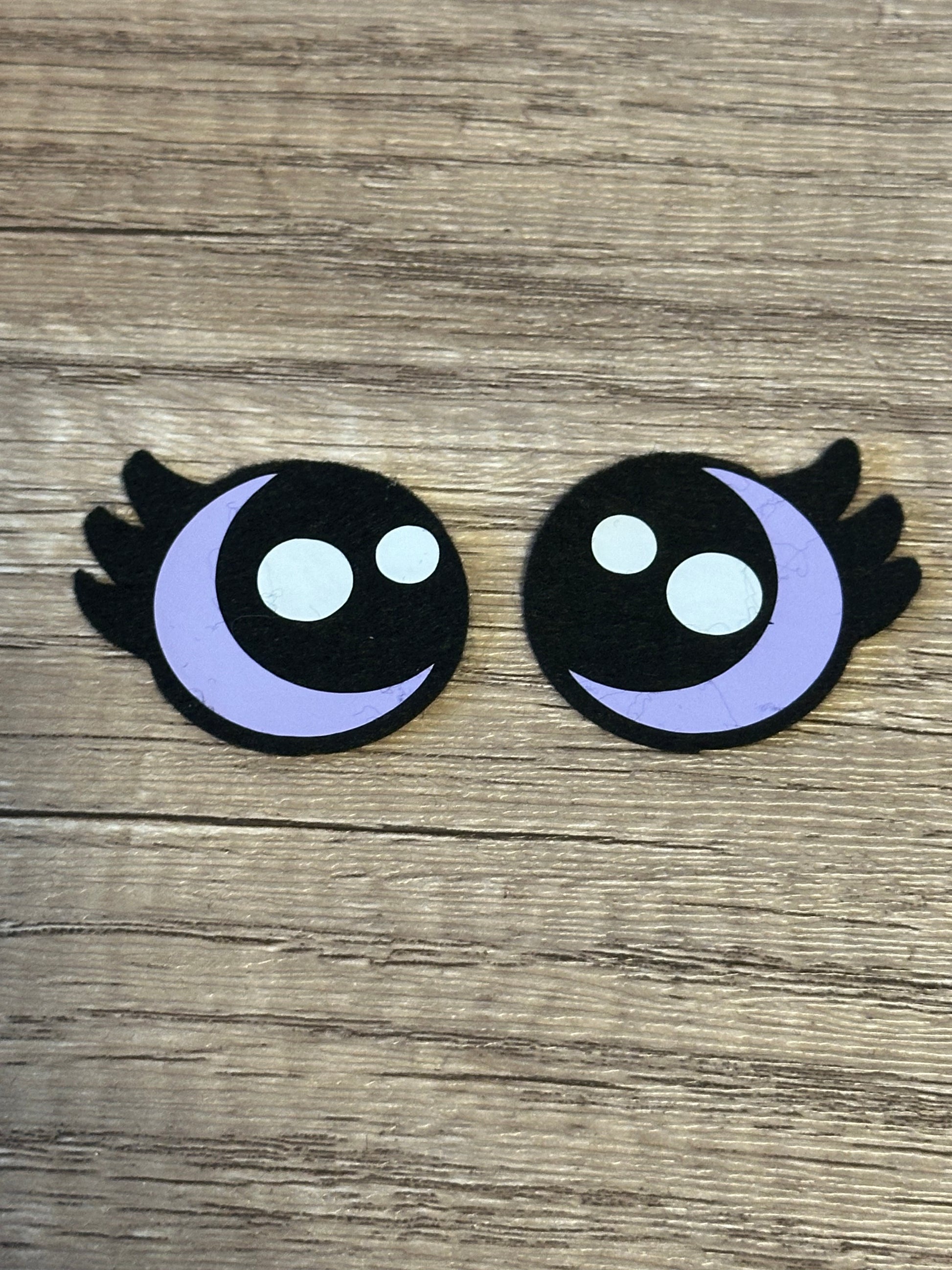 Kawaii Eyelash Felt Eyes - Arizonado Designs