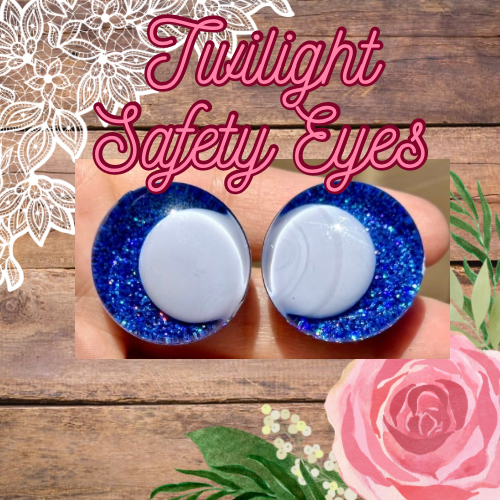 Twilight Offset Kawaii Handpainted Safety Eyes 1 set