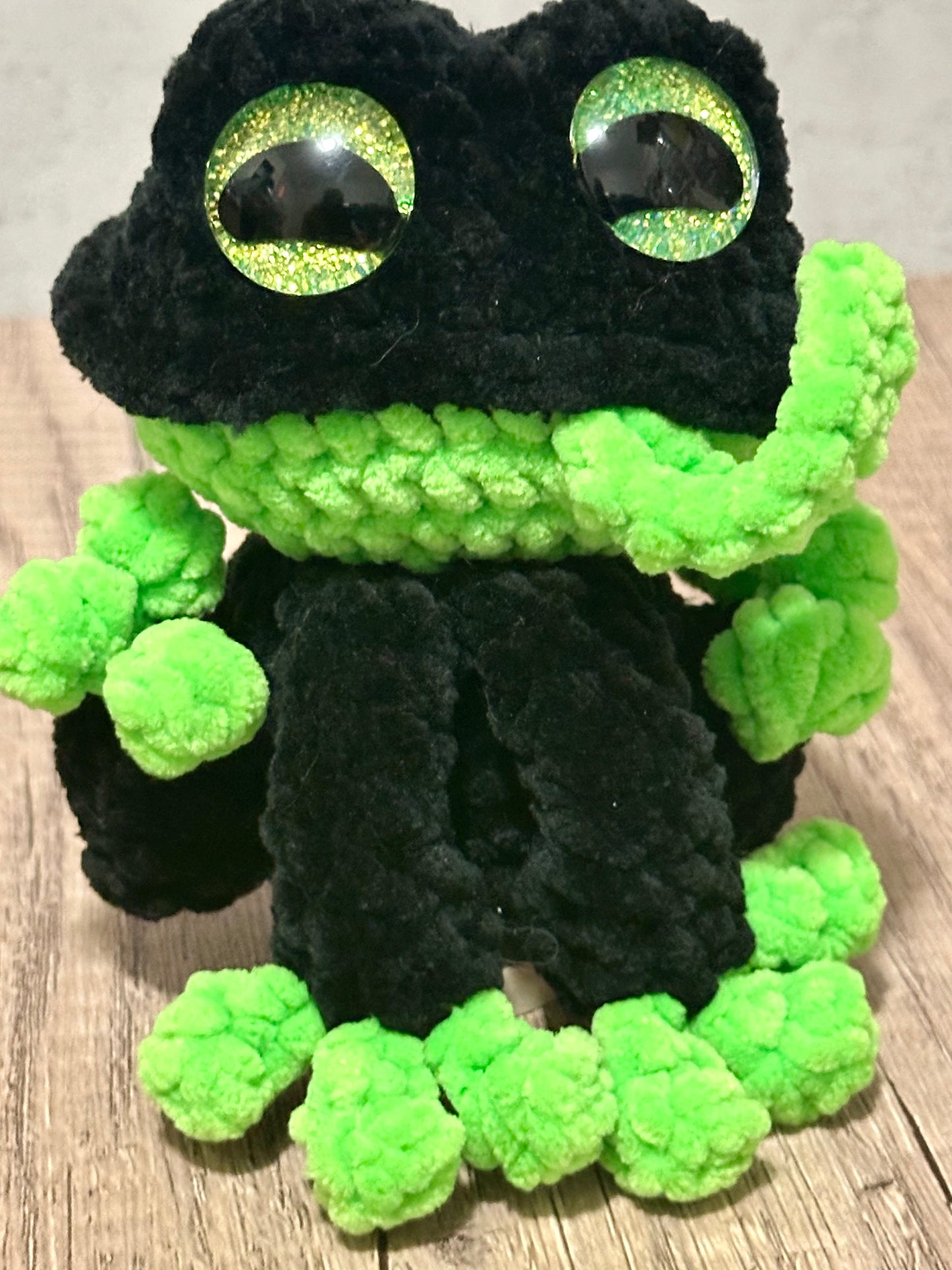 Finn the Frog Crochet Plushie