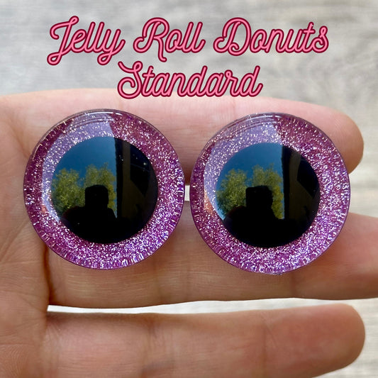 Jelly Donuts for the Road Standard Handpainted Safety Eyes (1 set)