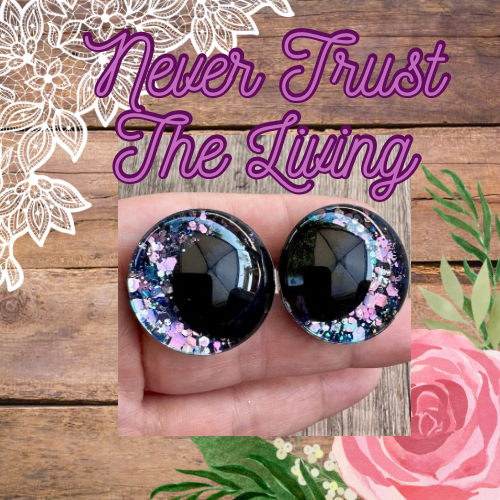 Never Trust the Living Offset Kawaii Handpainted Safety Eyes