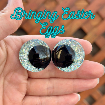 Bringing Easter Eggs Handpainted Offset Kawaii Safety Eyes