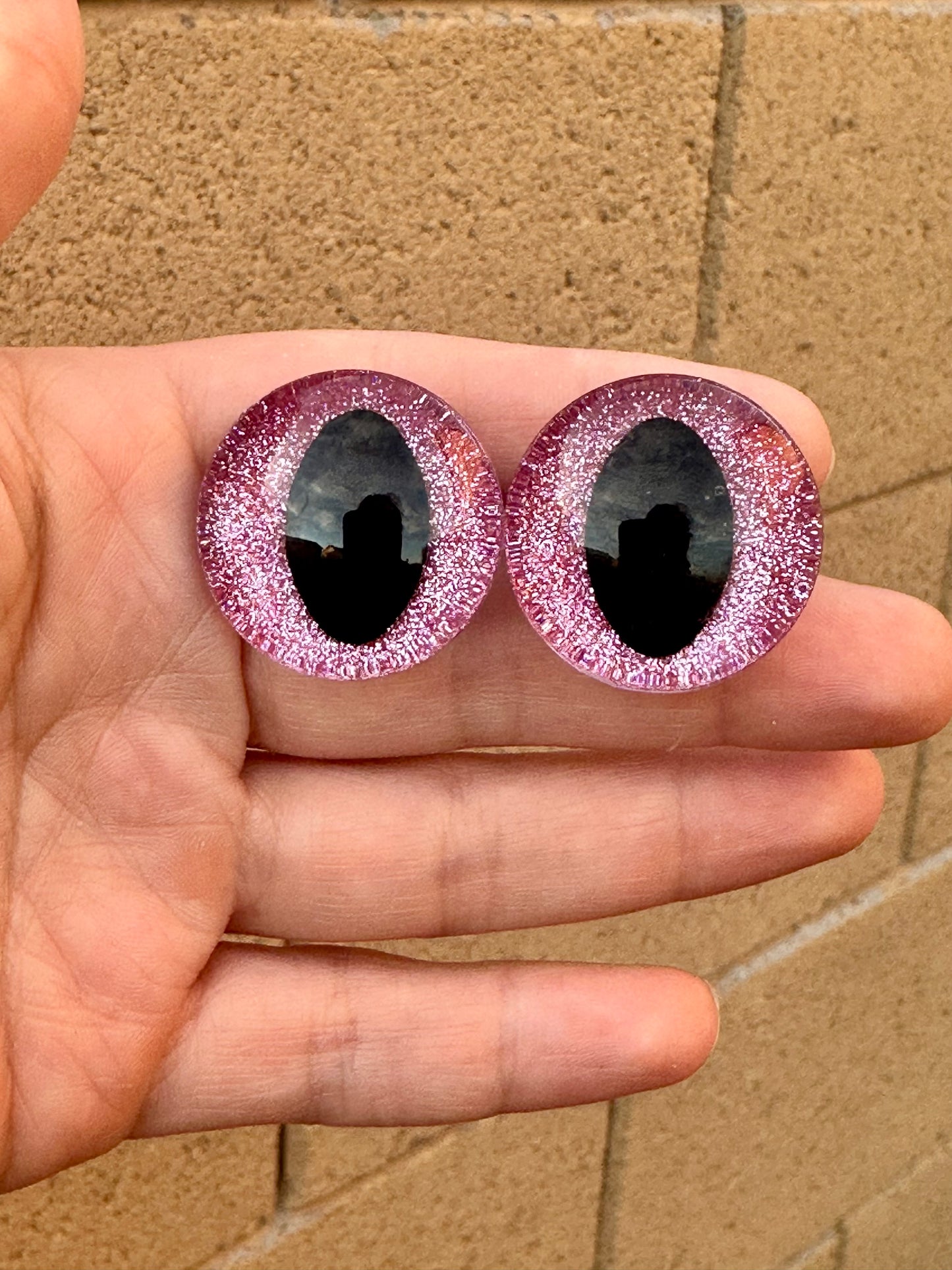 Jelly Donuts for the Road Slit Pupil Handpainted Safety Eyes (1 set) (Copy)