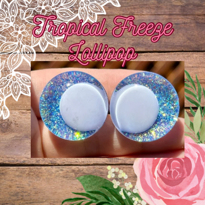 Tropical Freeze Lollipop Offset Kawaii Handpainted Safety Eyes