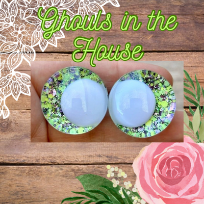 Ghouls in The House Offset Kawaii Handpainted Safety Eyes (1 set)
