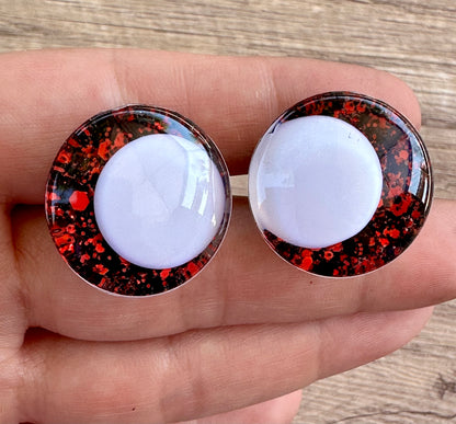 Hell House Offset Kawaii Handpainted Safety Eyes (1 set)