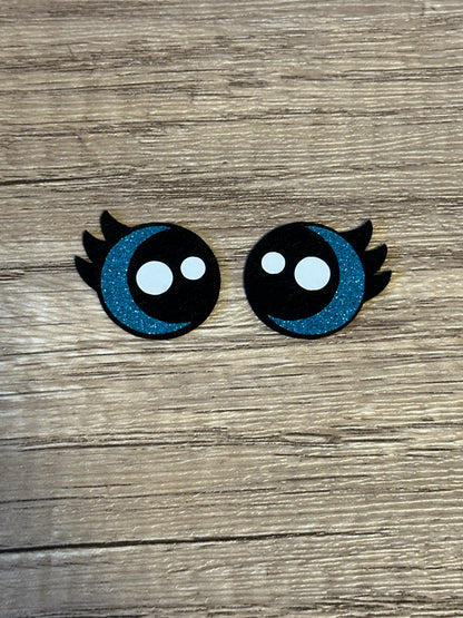 Glitter Kawaii Eyelash Felt Eyes 3 sets - Arizonado Designs