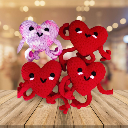 Crochet Heart Plush Buddy