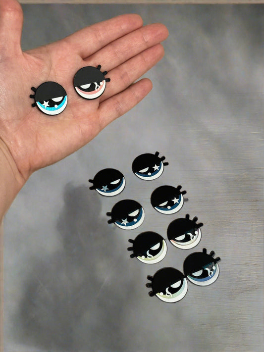 Dope Sleepy Felt Eyes 4 sets - Arizonado Designs