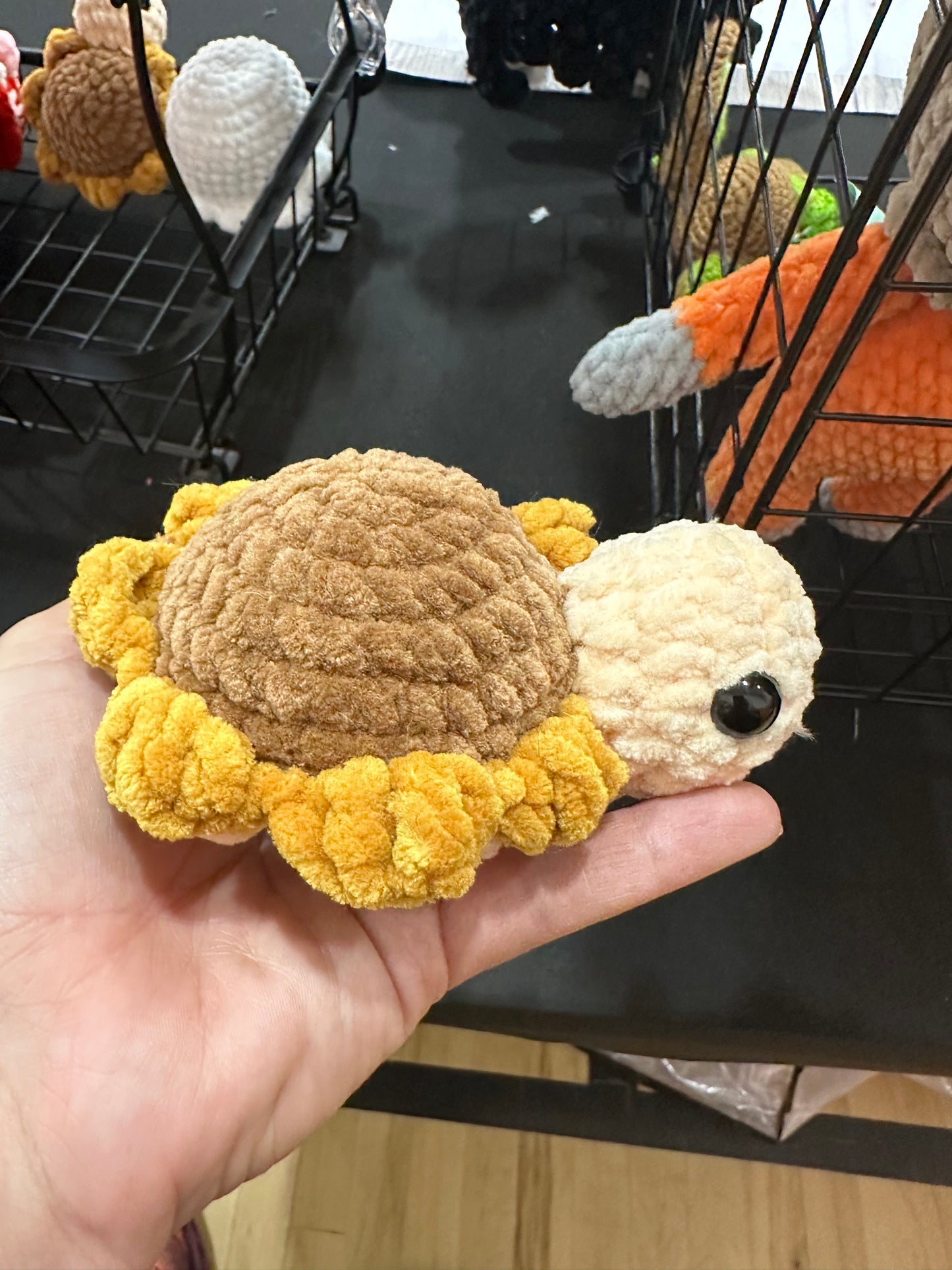 Mini Sunflower Turtle Plushie