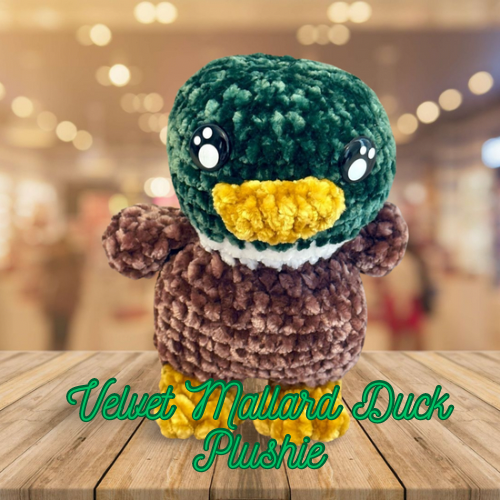 Mallard Duck Crochet Plushie