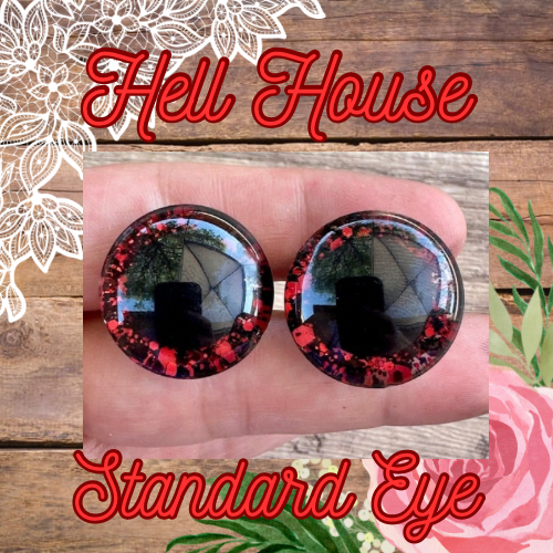 Hell House Standard Handpainted Safety Eyes