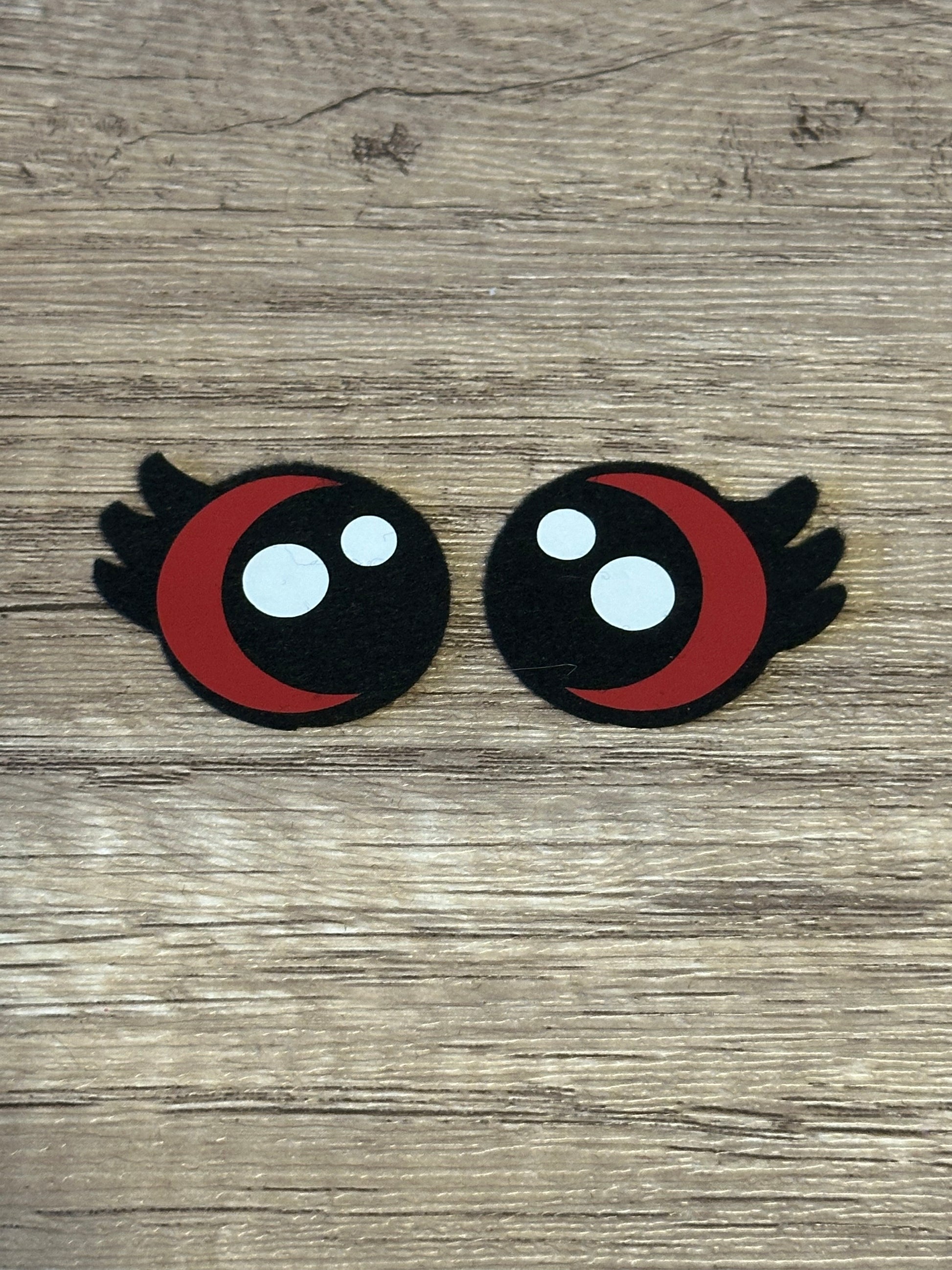 Kawaii Eyelash Felt Eyes - Arizonado Designs