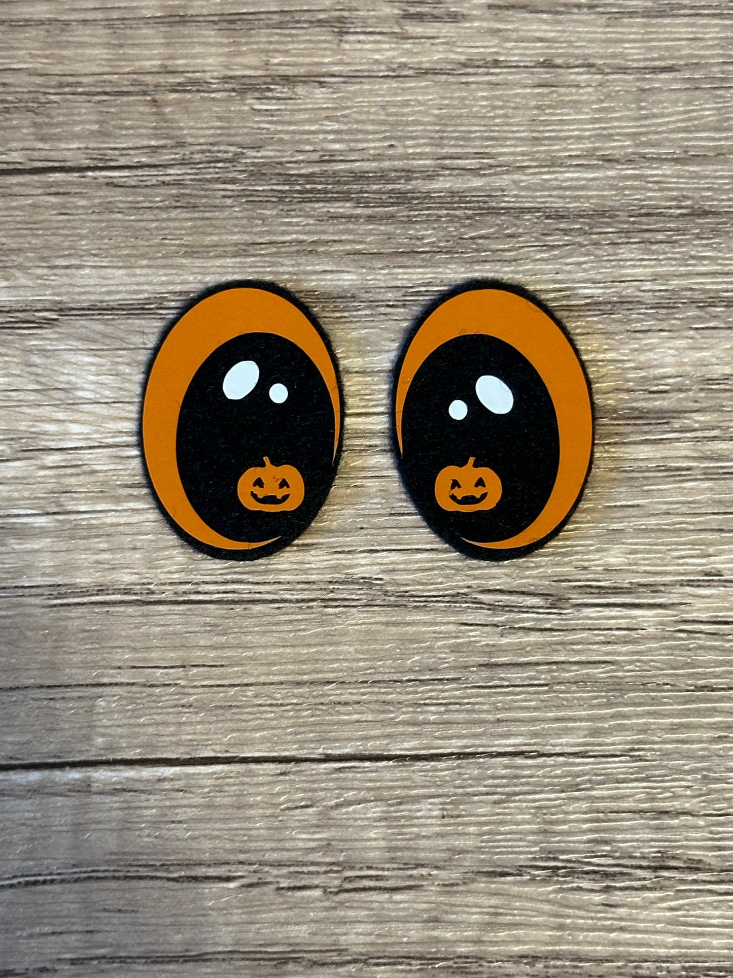 Halloween Pumpkin Felt Eyes 4 sets - Arizonado Designs