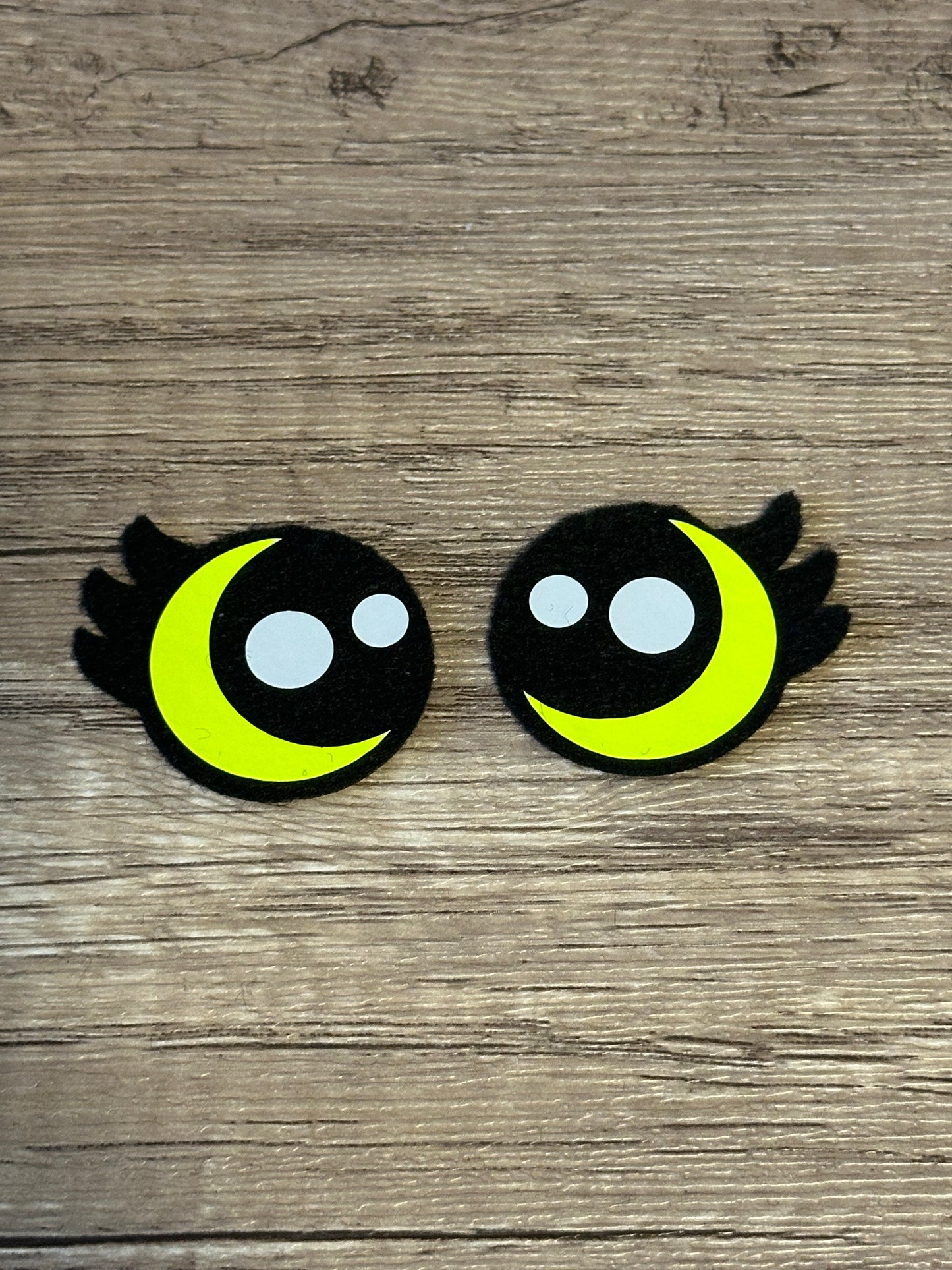 Kawaii Eyelash Felt Eyes - Arizonado Designs