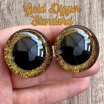 Gold Digger Standard Handpainted Safety Eyes (1 set)