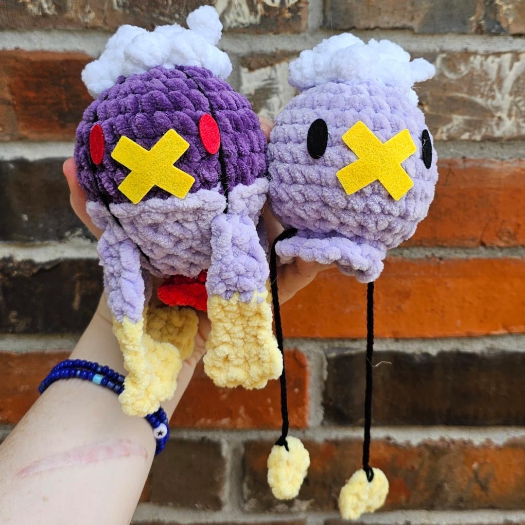 Drifblim & Drifloon Pocket Felt Faces – Amigurumi & Plush Accents (4 sets)