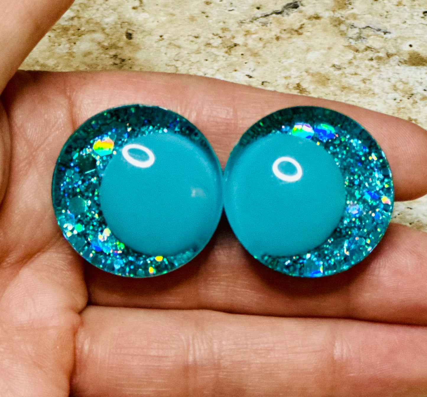 Miku Offset Kawaii Handpainted Safety Eyes 1 set
