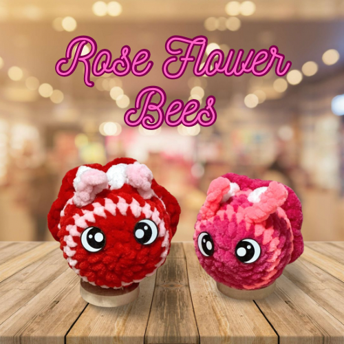 Flower Rose Bees