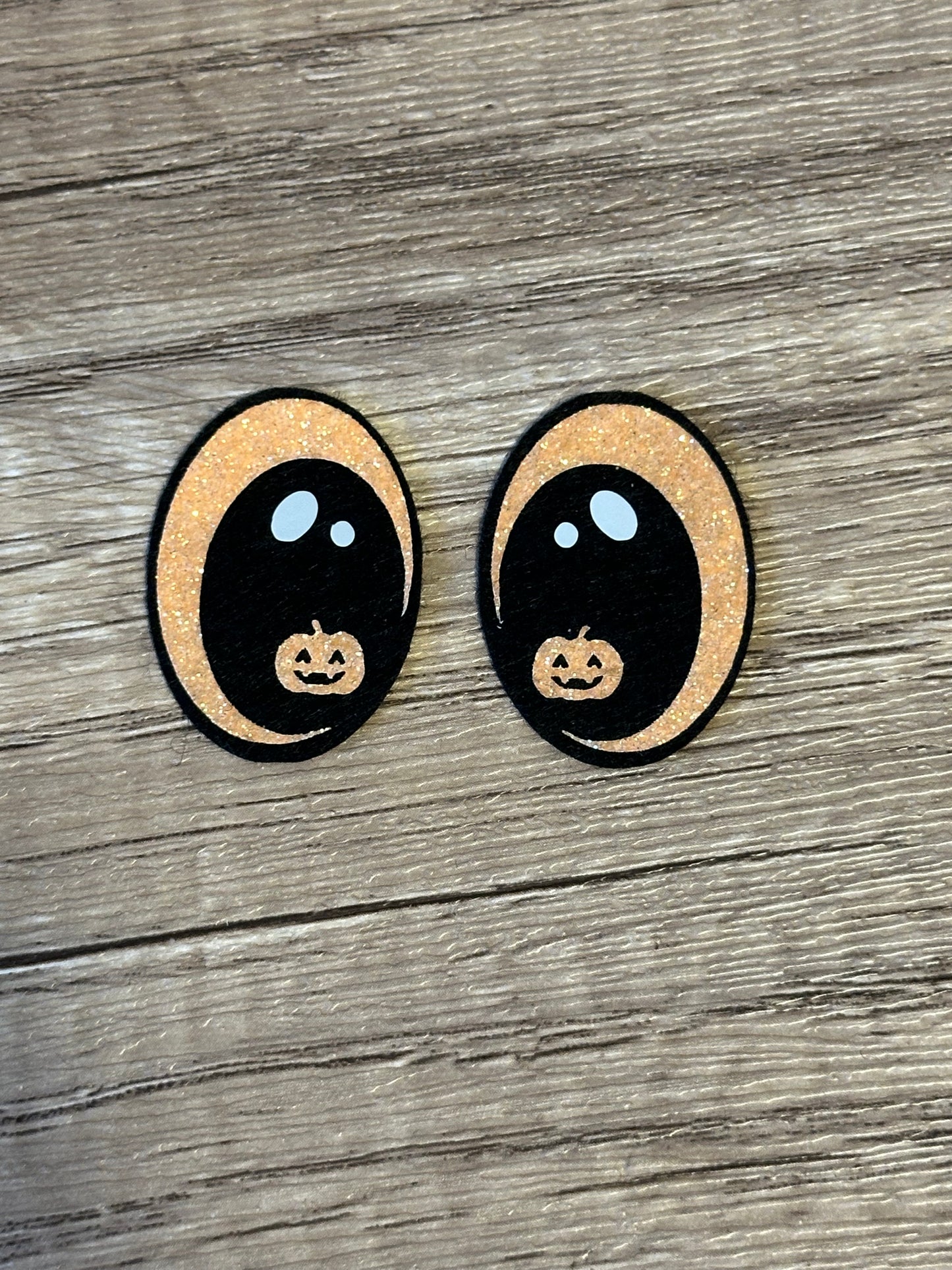 Halloween Pumpkin Felt Eyes 4 sets - Arizonado Designs