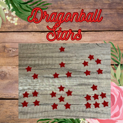 Dragonball Stars – Character Craft Accents for Amigurumi & Plush (4 sets)