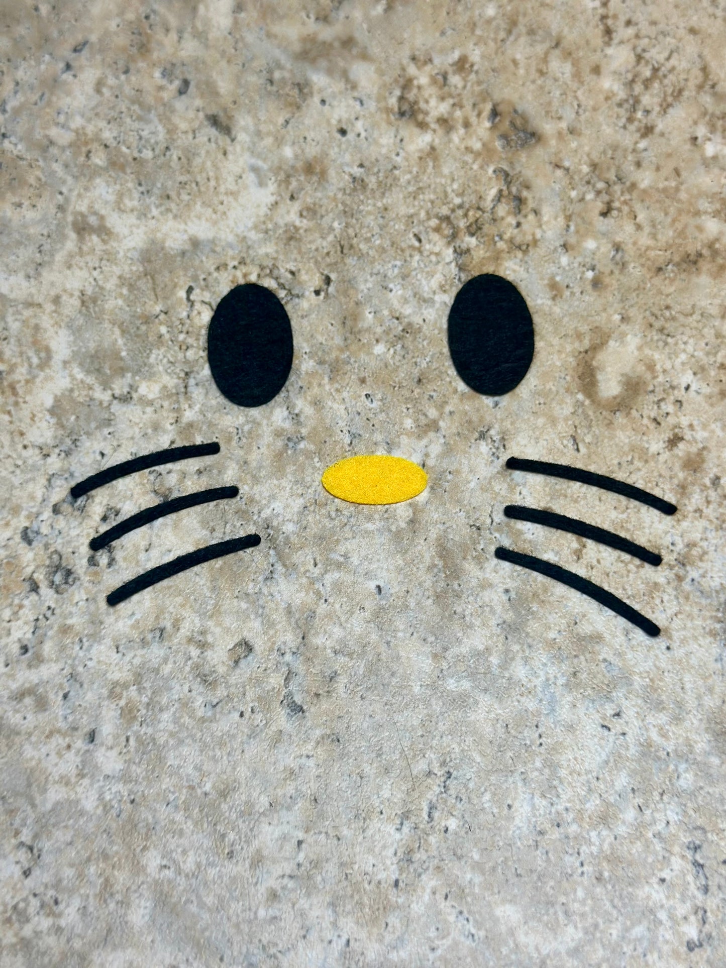 Hello Kitty Felt Faces – Pre-Cut Felt Appliqué for Amigurumi & Plush (4 sets)