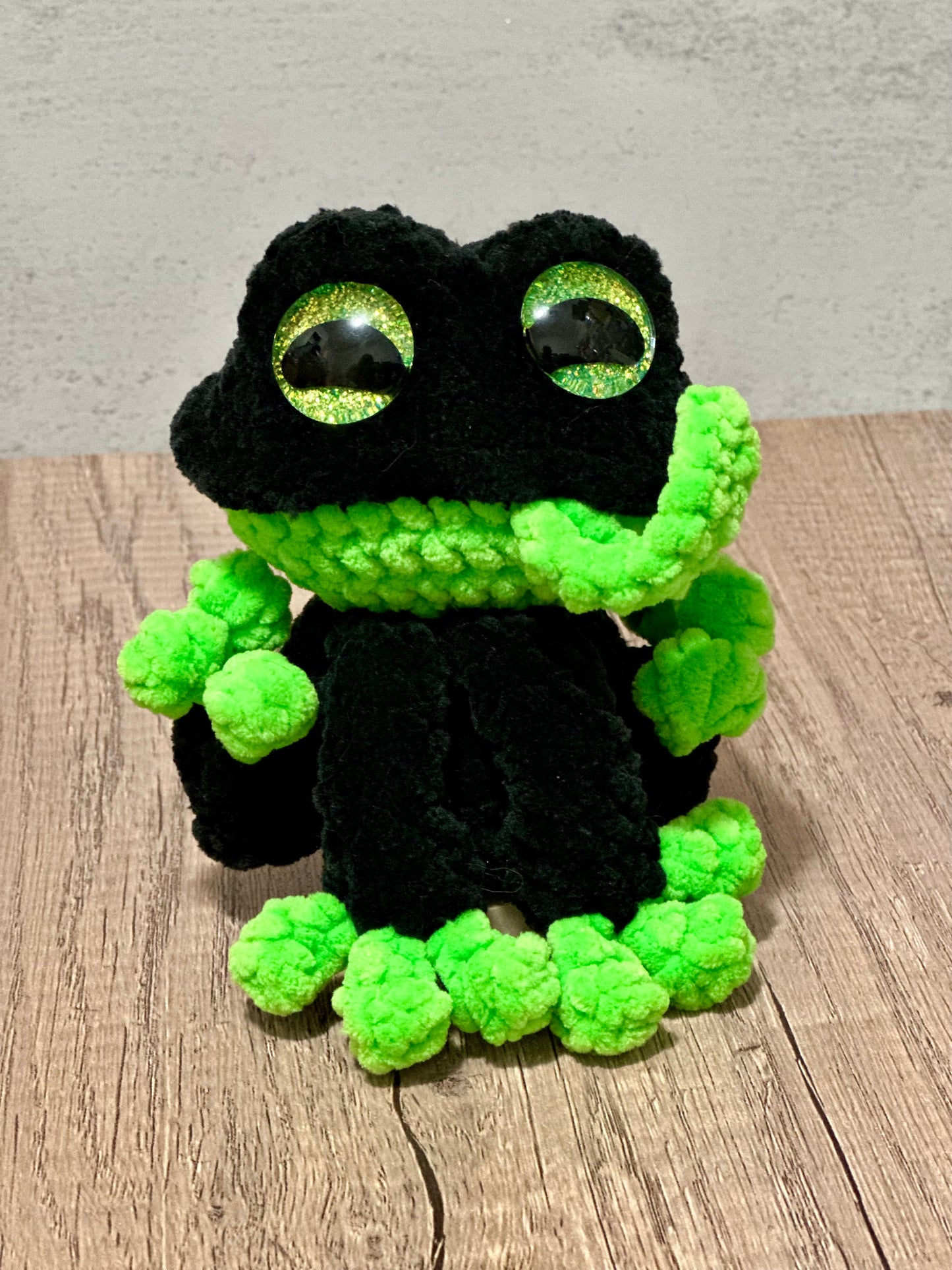 Finn the Frog Crochet Plushie