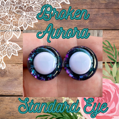 Broken Aurora Standard Handpainted Safety Eyes