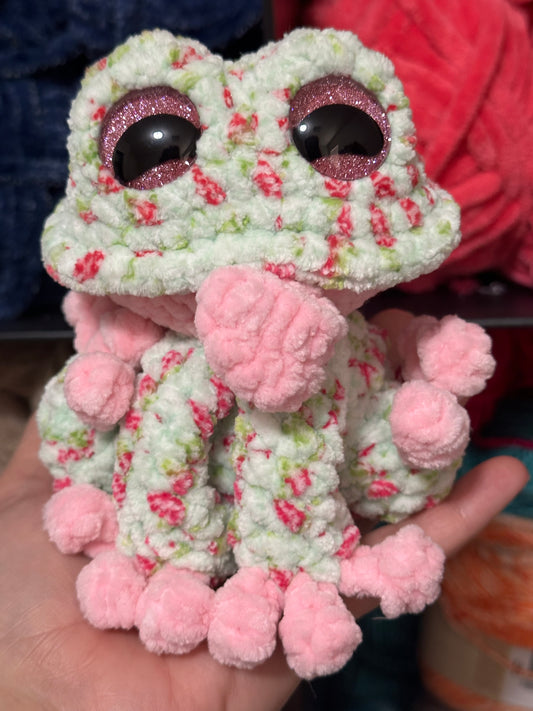 Finn the Frog Crochet Plushie