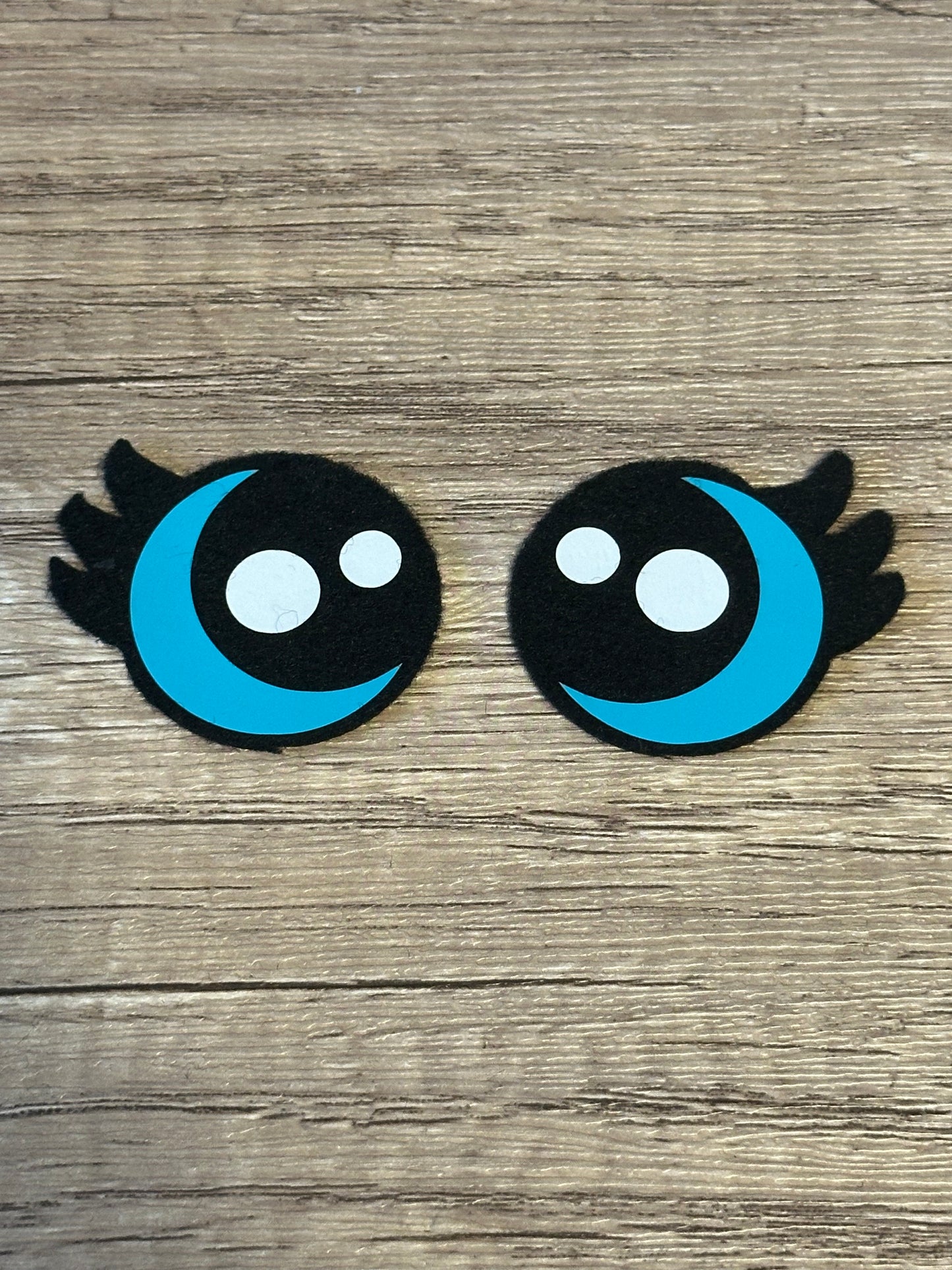 Kawaii Eyelash Felt Eyes - Arizonado Designs