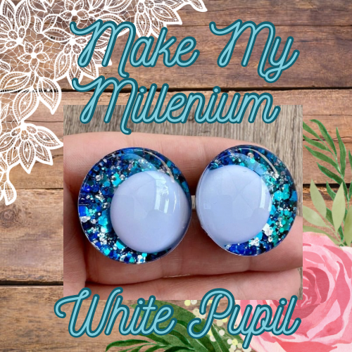 Make my Millennium Offset Kawaii Handpainted Safety Eyes 1 set