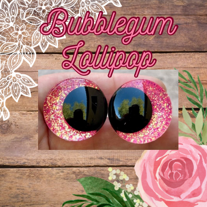 Bubblegum Lollipop Offset Kawaii Handpainted Safety Eyes