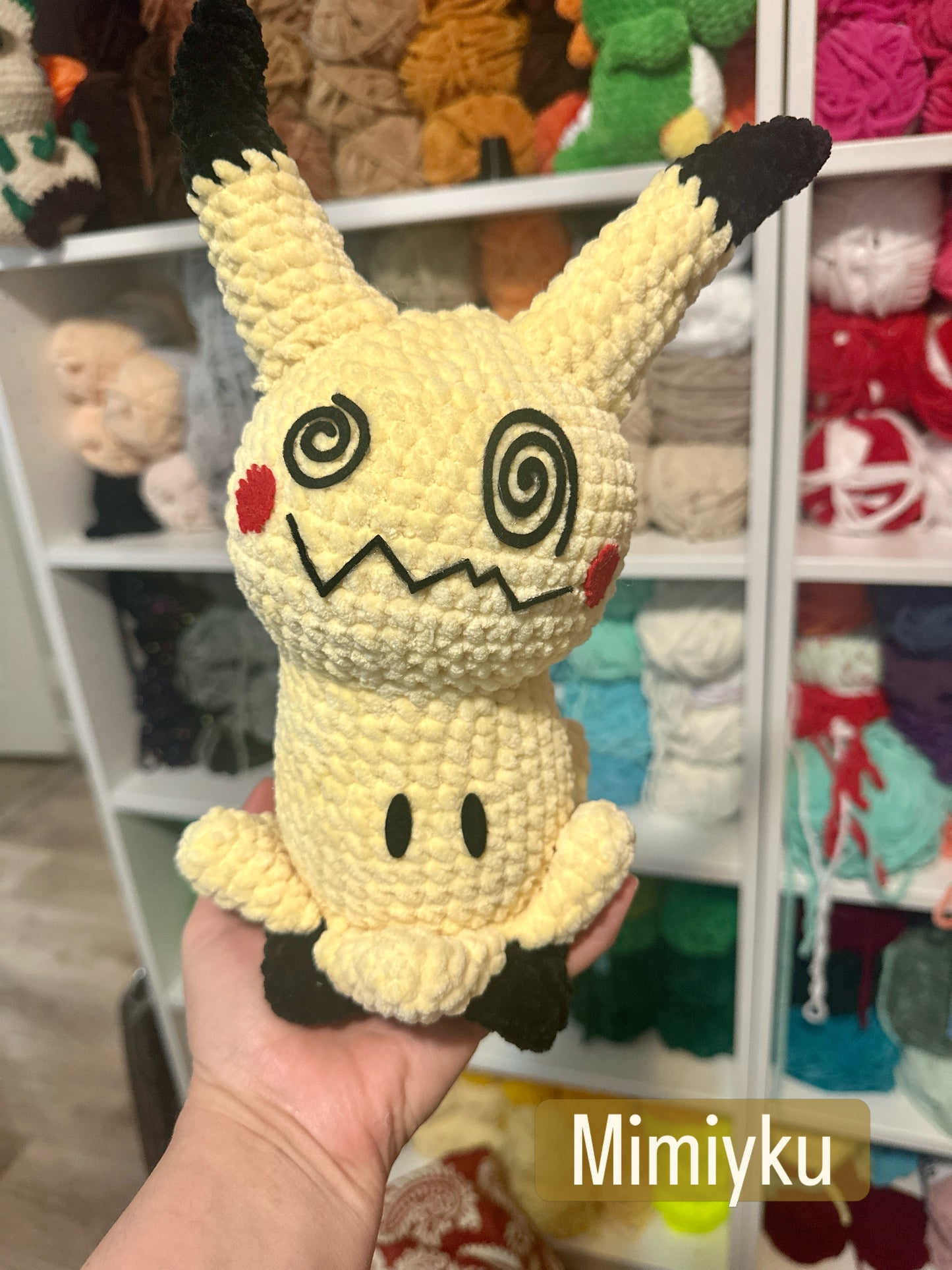 Pocket Mimikyu Felt Faces – Character Accents for Amigurumi & Plush (4 Sets)