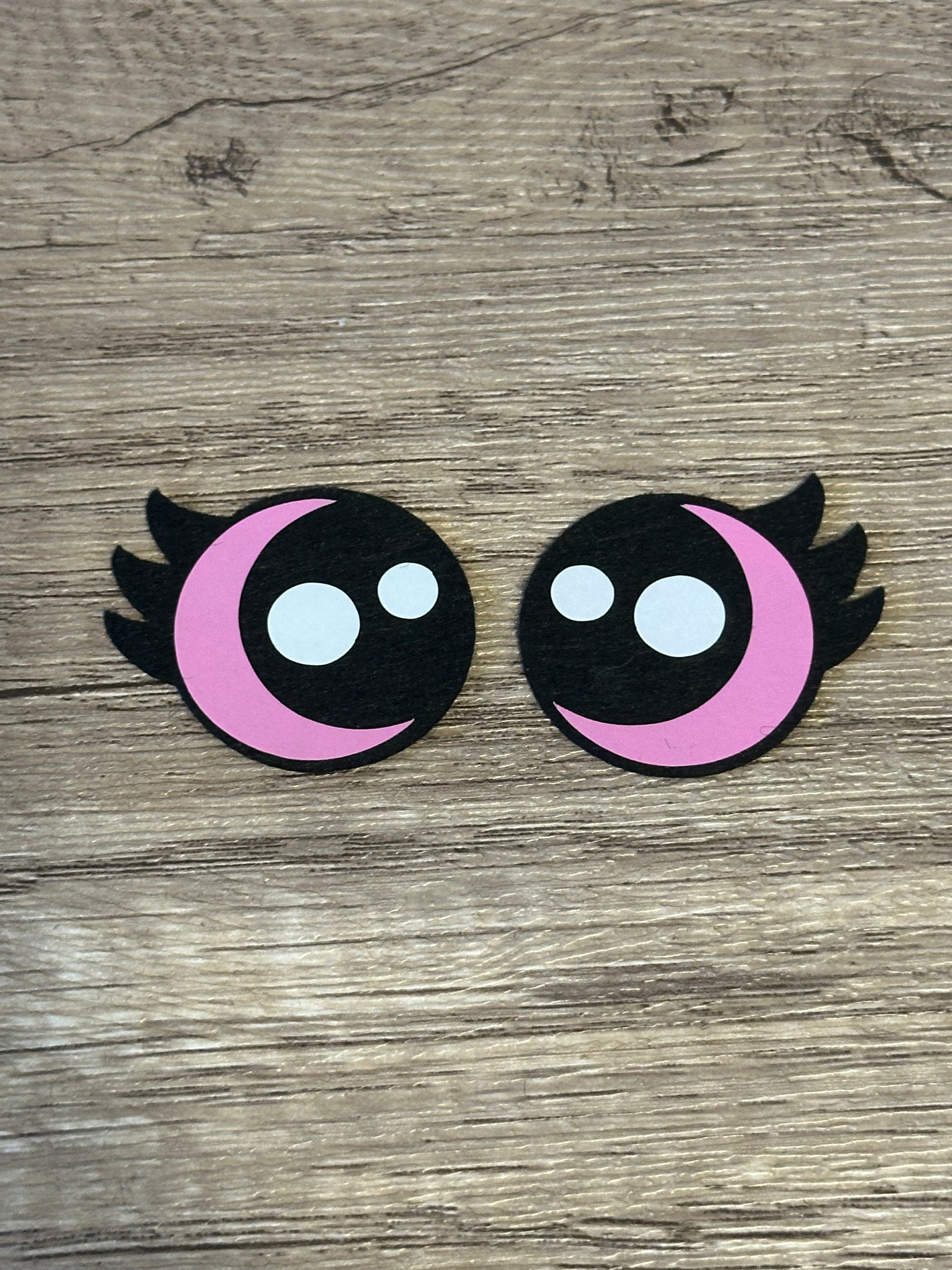 Kawaii Eyelash Felt Eyes - Arizonado Designs