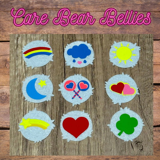 Care Bear Bellies Felt Pieces for Amigurumi 4 sets