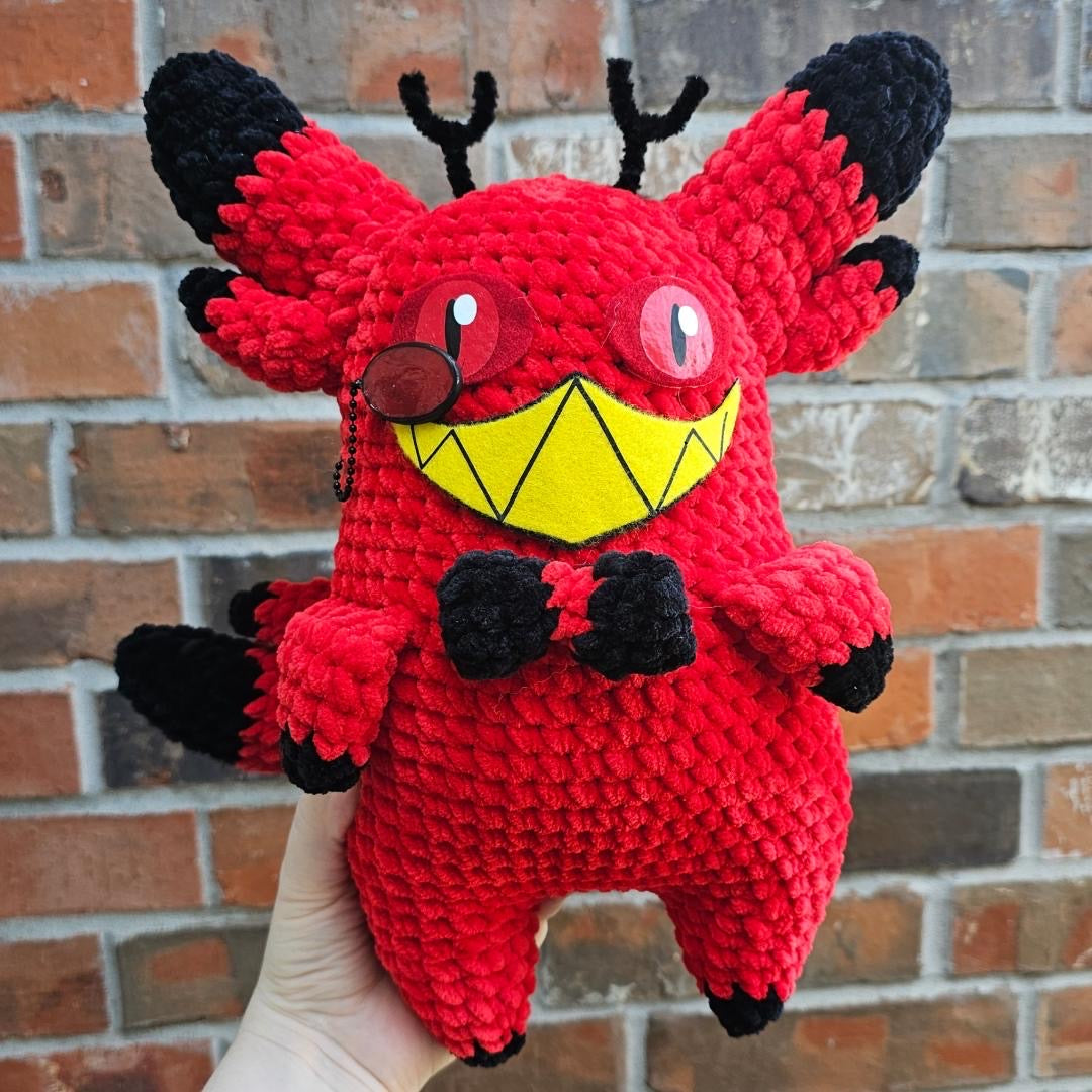 Photo courtesy of That Nerdy Hooker
Premium felt face with eyes mouth and monocle for amigurumi