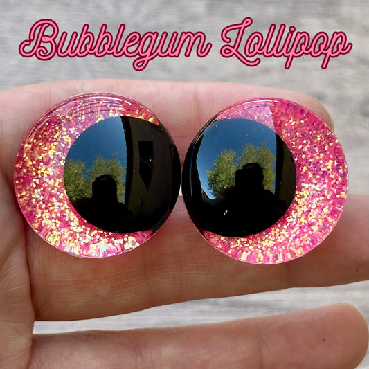 Bubblegum Lollipop Offset Kawaii Handpainted Safety Eyes