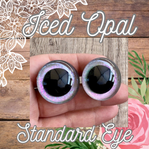 Iced Opal Standard Handpainted Safety Eyes